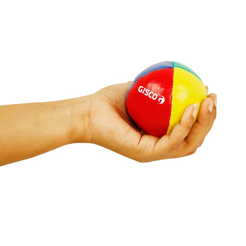 GISCO Official Juggling Balls Juggler Ball | Rainbow Colored Juggling Soft Balls | Pack of 3 - Image 3