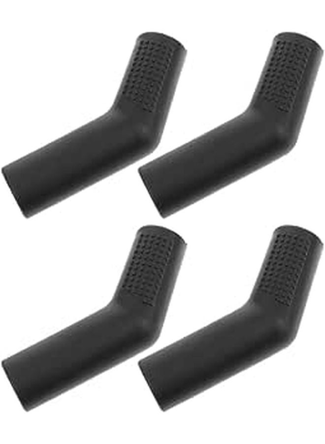 Motorcycle Gear Shift Lever Covers 4PCS Rubber Anti Slip Dirt Resistant Protector Sleeves Black - Image 1