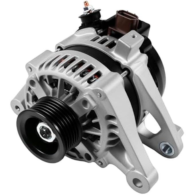 Autodevil 13878 Alternator Fit for for 2003-2008 Vibe & Corolla & Matrix 1.8L, for 2000-2005 Celica 1.8L, for 2000-2005 Spyder 1.8L, Amp 12V Automotive Replacement Alternator OE 22984 270600D110 - Image 1