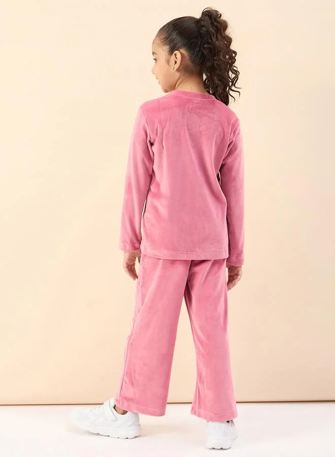 Stylo Bug Graphic Print Sweatshirt With Track Pants by Styli