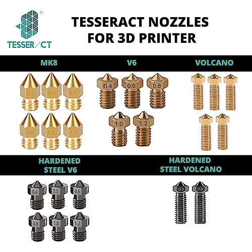 TESSERACT 0.4mm Extruder Nozzle For 3D Printer | MK8 Brass Nozzle for 3D Printing | Made in India Compatible With Anet A8 Makerbot MK8 Creality CR-10 S4 S5 Ender 3 3Pro 5 (Quantity-5 Nozzle MK8 0.4mm) - Image 4