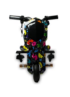 GOLD MANTIS Electric Drift Scooter for Kids – Unique Graffiti Design, 360° Spinning Action, LED Light Wheels, Adjustable Seat, Rechargeable Battery – Exciting Ride for Boys & Girls  - Image 3