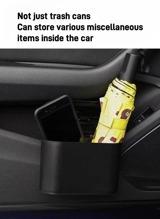 Car Trash Can Container with Bin Leak Proof Dustbin Multipurpose Trash Bin for Car,Automotive Garbage Container Bin for Vehicle, Home, Office - Image 3