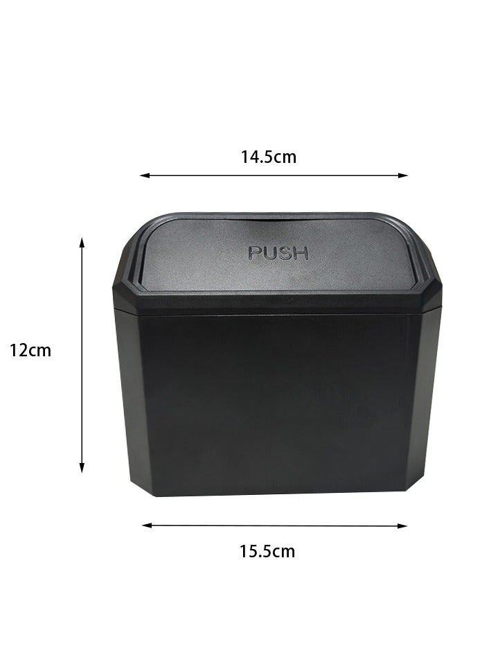 Car Trash Can Container with Bin Leak Proof Dustbin Multipurpose Trash Bin for Car,Automotive Garbage Container Bin for Vehicle, Home, Office - Image 5