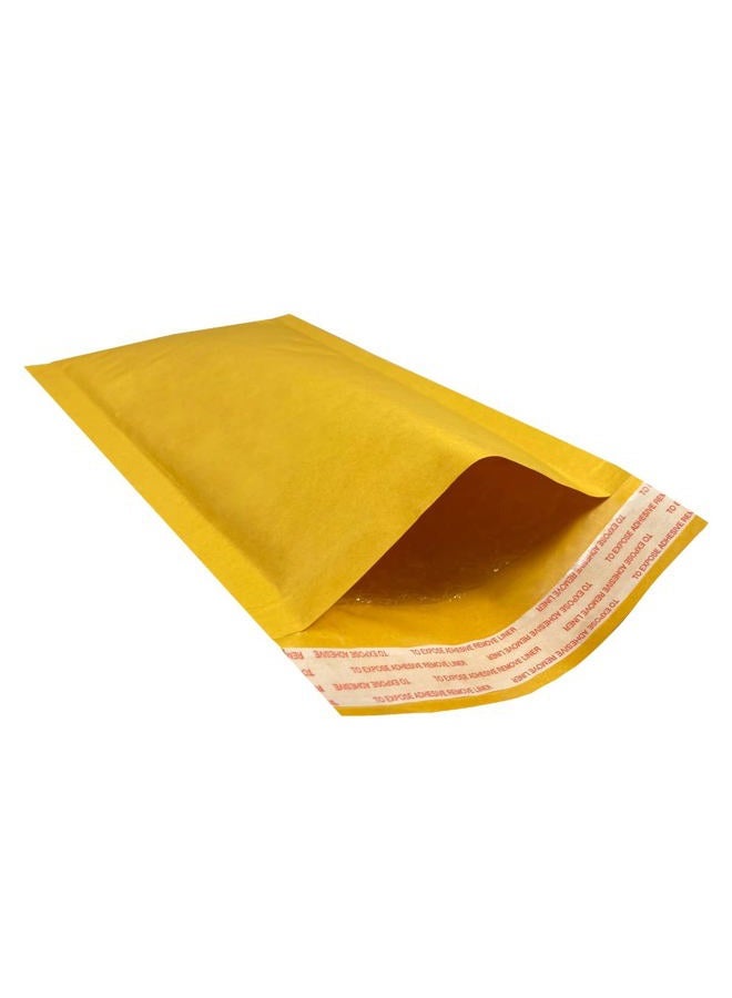 StarBoxes 100 Kraft BUBBLE Mailers 5x10" - #00 Self-Sealing Padded Envelopes Bags - Image 1