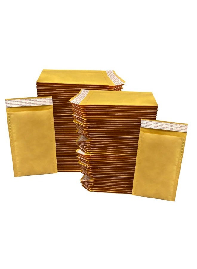 StarBoxes 100 Kraft BUBBLE Mailers 5x10" - #00 Self-Sealing Padded Envelopes Bags - Image 4