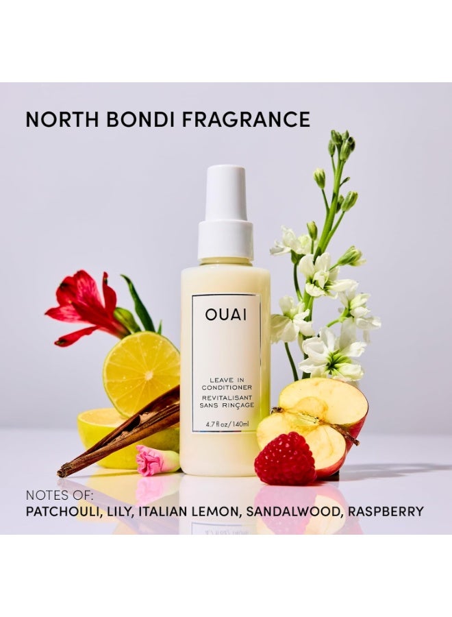 OUAI Leave In Conditioner & Heat Protectant for Hair - Prep Hair for Styling or Use as Detangling Spray to Fight Frizz & Flyaways - No Parabens, Sulfates or Phthalates (1.5 oz) - Image 3