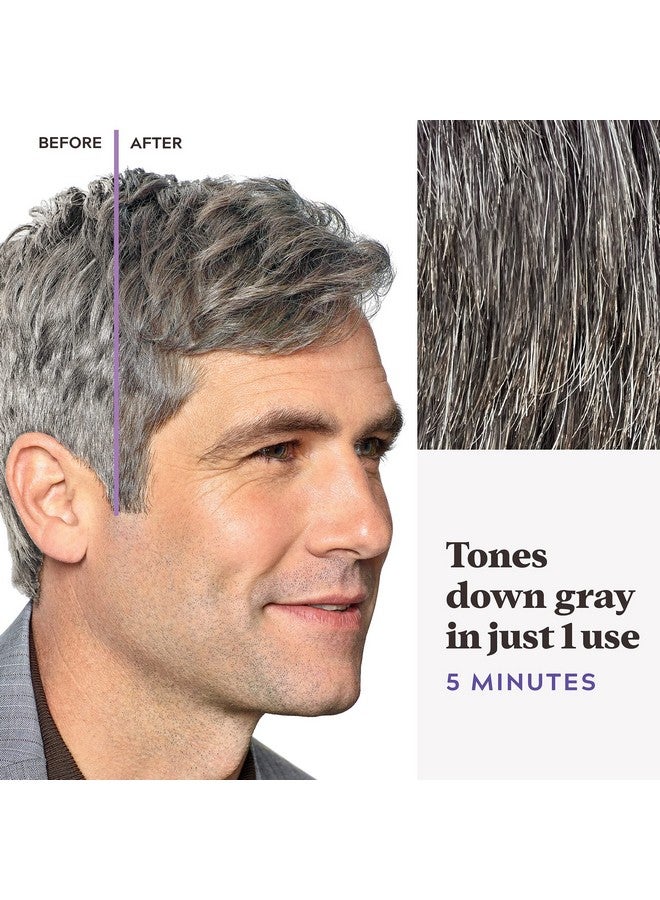 Just For Men Touch of Gray, Mens Hair Color Kit with Comb Applicator for Easy Application, Great for a Salt and Pepper Look - Medium Brown, T-35, Pack of 1 - Image 4