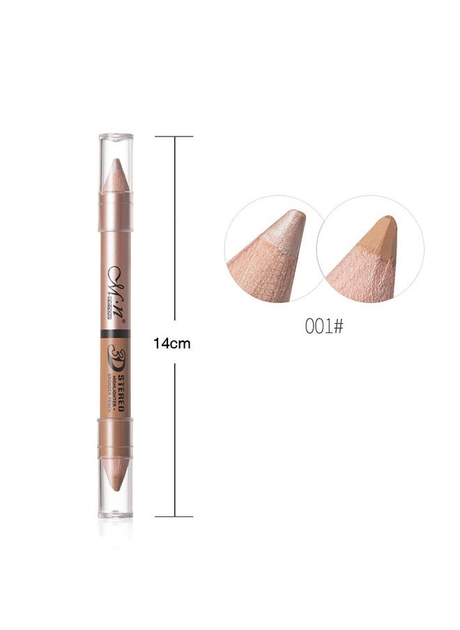 Highlighter Contour 2 In 1 Dual Ended Makeup Pen, Double-Ended Design, Can Meet The Needs of Concealer, Highlighting The Contour of The Face, Can Freely Match Colors According To Different Makeup
