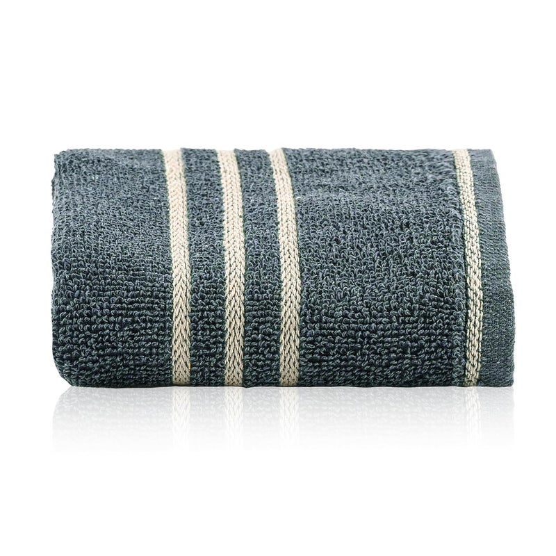 Kuber Industries Kuber Industries Pack of 6 Soft Cotton Face Towels For Men Women Easily Washable Pocket Towels Workout Gym Napkins For Men Dark Grey Brown  - Image 2