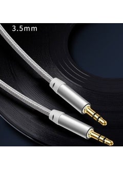 Hiqonic Apple iPhone Samsung Xiaomi Huawei Oppo Compatible Knitted 3.5mm. Aux Steel Braid Car Home Music Video Audio Cable.  - Image 3