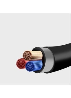 Hiqonic Apple iPhone Samsung Xiaomi Huawei Oppo Compatible Knitted 3.5mm. Aux Steel Braid Car Home Music Video Audio Cable.  - Image 4