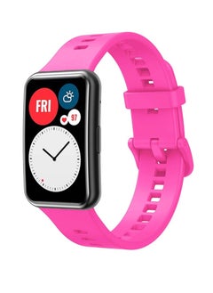 Generic Soft Silicone Sport Band Stripe Silicone Wrist Strap Replacement for Huawei Watch Fit Fitness Smart Watch Huawei Fit  - Image 1