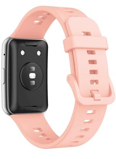 Generic Soft Silicone Sport Band Stripe Silicone Wrist Strap Replacement for Huawei Watch Fit Fitness Smart Watch Huawei Fit  - Image 2