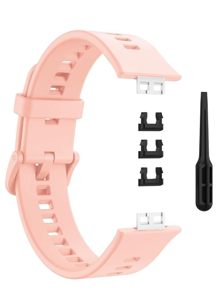Soft Silicone Sport Band Stripe Silicone Wrist Strap Replacement for Huawei Watch Fit Fitness Smart Watch Huawei Fit  - Image 3