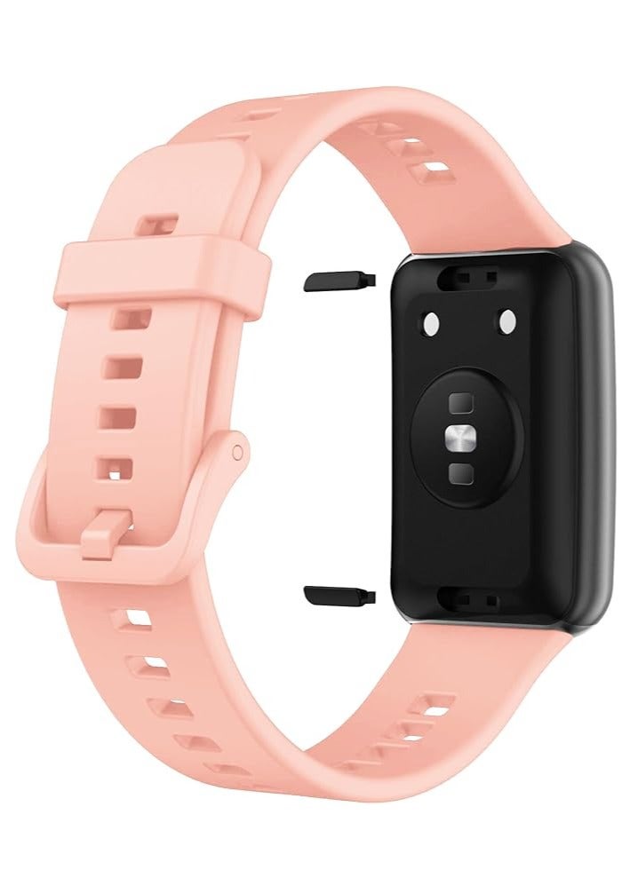 Soft Silicone Sport Band Stripe Silicone Wrist Strap Replacement for Huawei Watch Fit Fitness Smart Watch Huawei Fit  - Image 5
