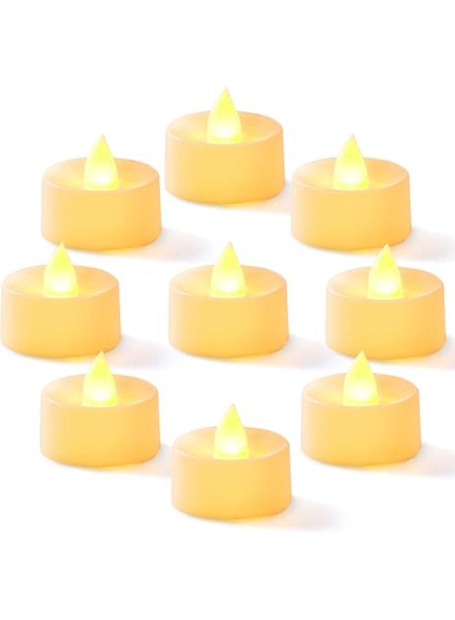 24 Pack Battery LED Tea Lights, Lasts 3X Longer, 200Hours, Flameless - Image 1
