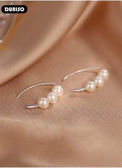 925 Sterling Silver Pearl Earrings Hypoallergenic Pearl Drop Earrings, Silver Pearl Earrings, Lightweight Silver Pearl Earrings Fine Jewelry for Womens Girls - pzsku/Z61FD08466F668C8C2CDEZ/45/_/1732533232/d2fb813b-f2d2-4092-a7d1-3ad778879539