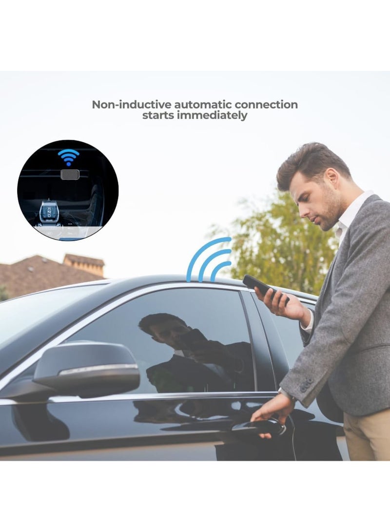 SYOSI Wireless CarPlay Adapter – Compatible with USB-A & USB-C,for iPhone & Android – 2-in-1 CarPlay & Android Auto,Plug-and-Play,Converts Wired to Wireless,Fast Auto-Connect,Low Latency,Works with All Car - Image 4