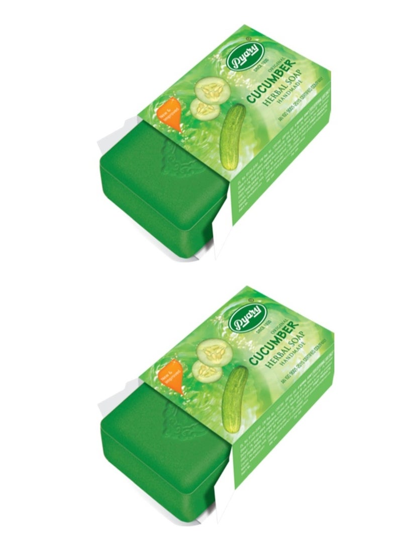 صابون أعشاب بالخيار 75 غرام - قطعتان