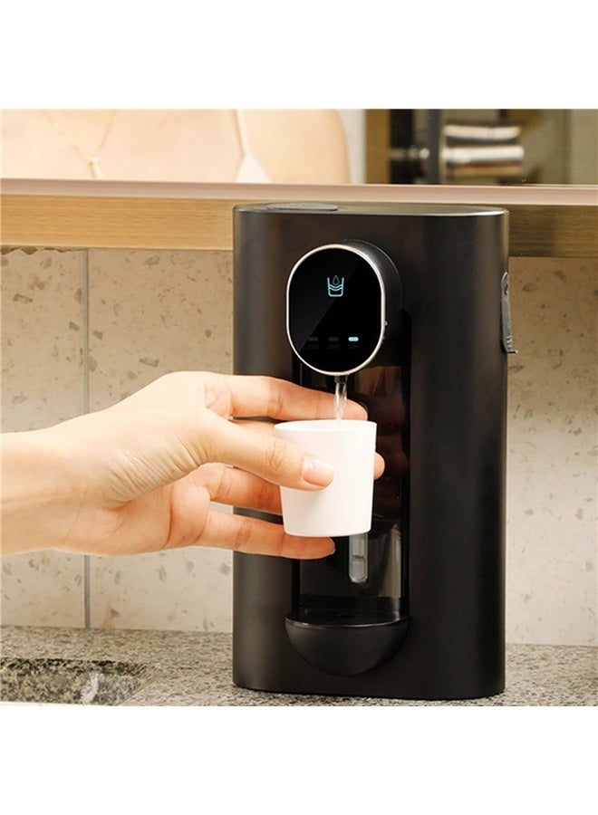 Automatic Mouthwash Dispenser Wall Mount,540mL Touchless Mouth Wash Dispenser for Bathroom with 2 Magnetic Cups(Black)  - Image 1