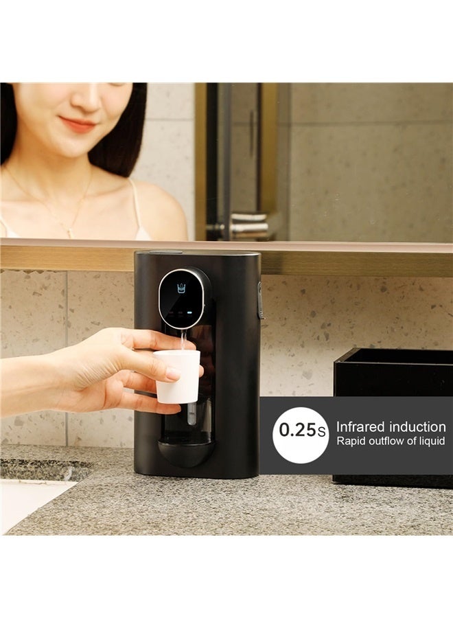 Automatic Mouthwash Dispenser Wall Mount,540mL Touchless Mouth Wash Dispenser for Bathroom with 2 Magnetic Cups(Black)  - Image 5