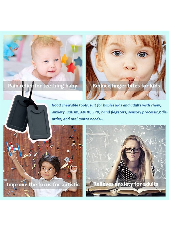 MaberryTech Direct Sensory Chew Necklace For Kids, Oral Motor Aids Chewy Necklace Sensory For Boys Girls With Autism, Adhd, Spd Needs, Oral Chew Toys For Sensory Made Of Food Grade Silicone Bpa Free - Image 5