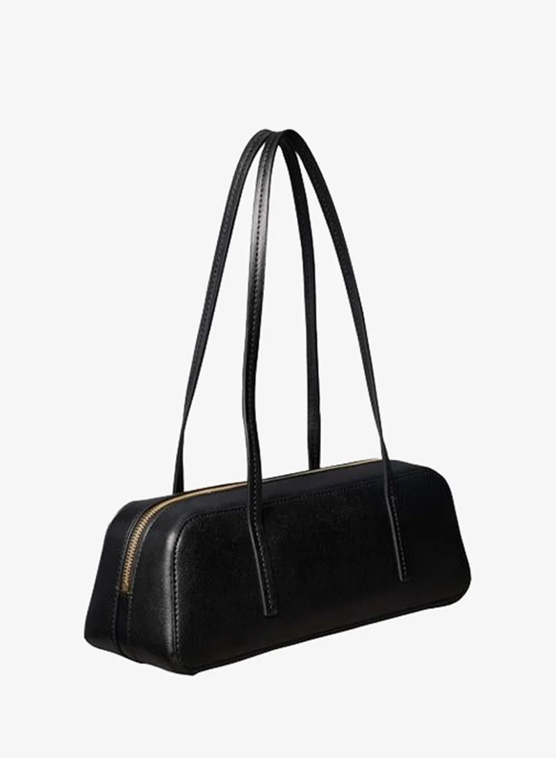 Calvin Klein  Metallic Logo Textured Barrel Bag for Women | Best Price UAE