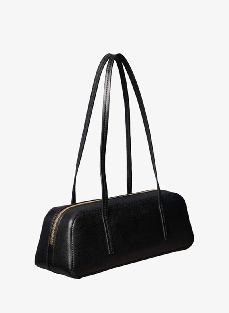 CALVIN KLEIN Metallic Logo Textured Barrel Bag - Image 3