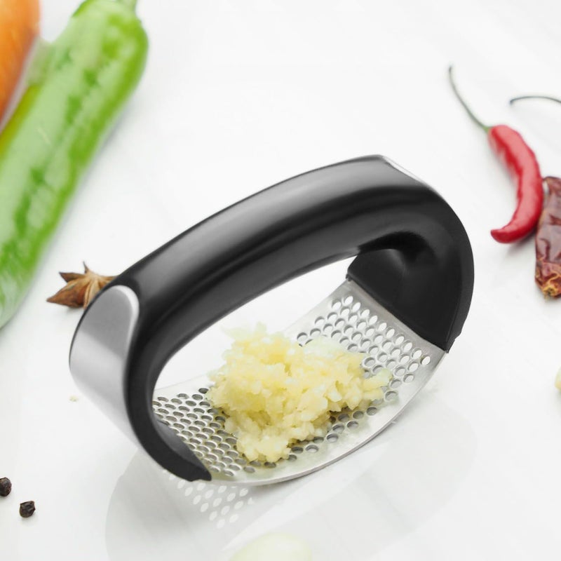 Stainless Steel Garlic Crusher Chopper Tool For Kitchen Camping Barbecue Picnic - Image 3