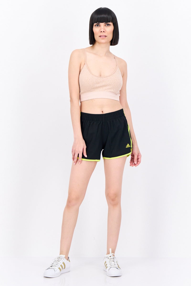 Adidas Women Sportswear Fit 4 Inseam Training Shorts, Black - Image 4