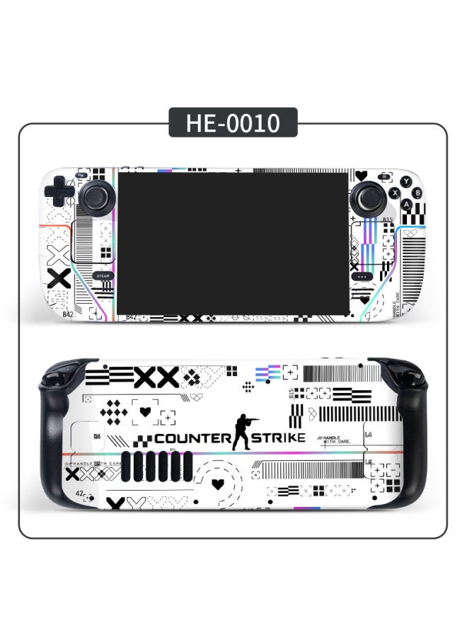 Generic Suitable For Steam Deck Stickers Pain Stickers Film Color Stickers Endurance Version Palm Super Hero Gundam Stickers-Color:HE-0010  - Image 1