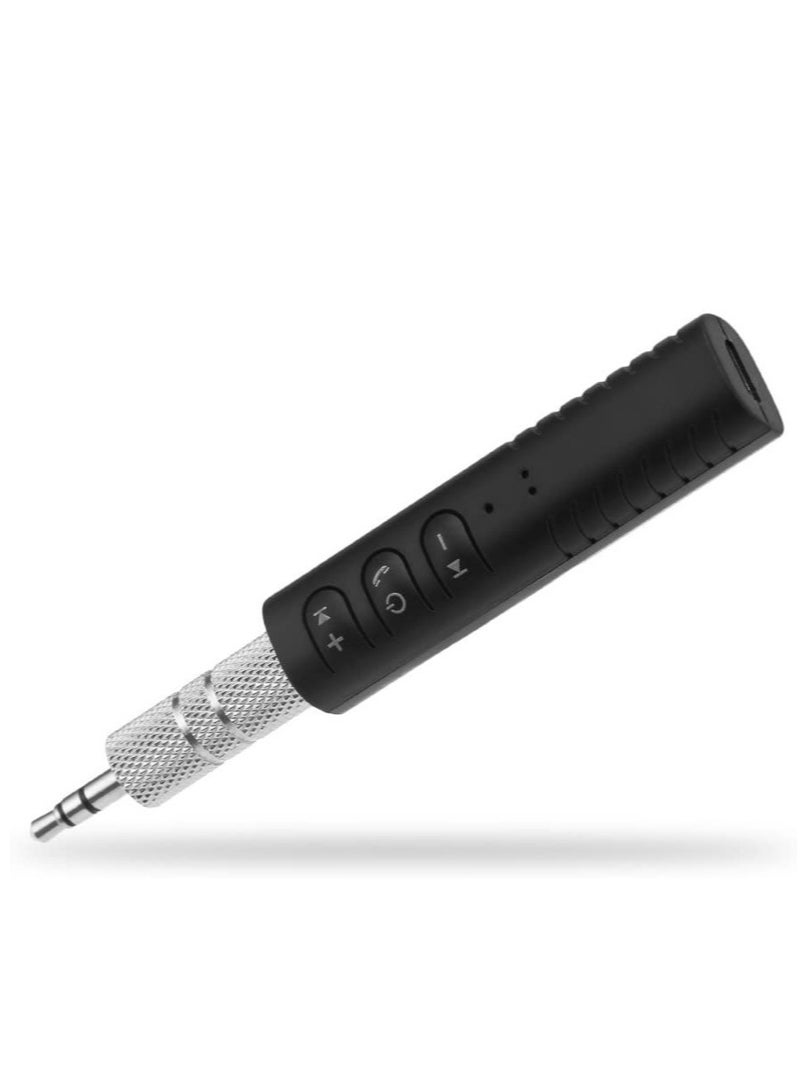 3.5mm jack Bluetooth Car Kit Hands free Music Audio Receiver Adapter Universal Auto AUX Kit - Image 2
