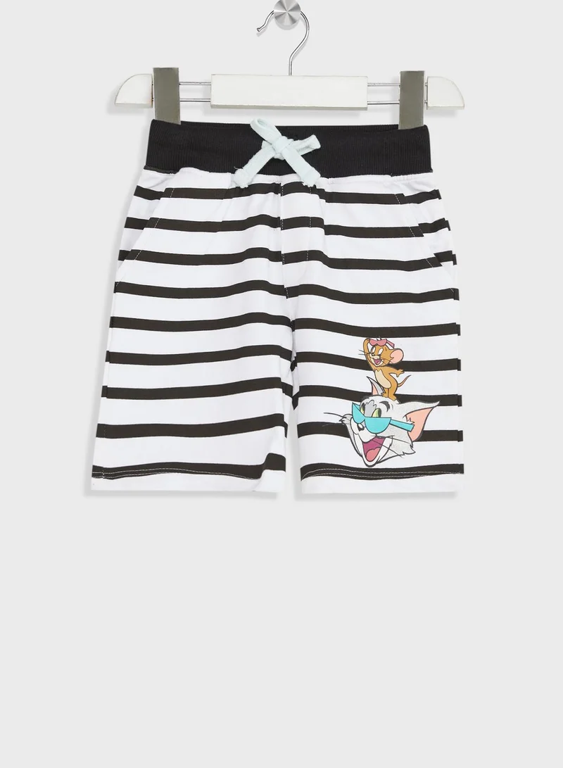 Tom Jerry Private Label ‬‪Tom N Jerry Stripe Short‬s