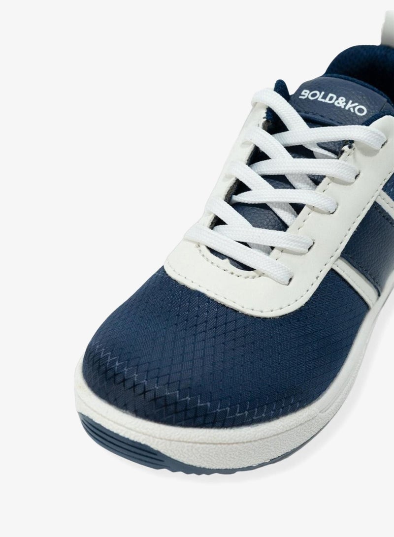BOLD&KO Kids Low Top Lace Up Sneakers - Image 4