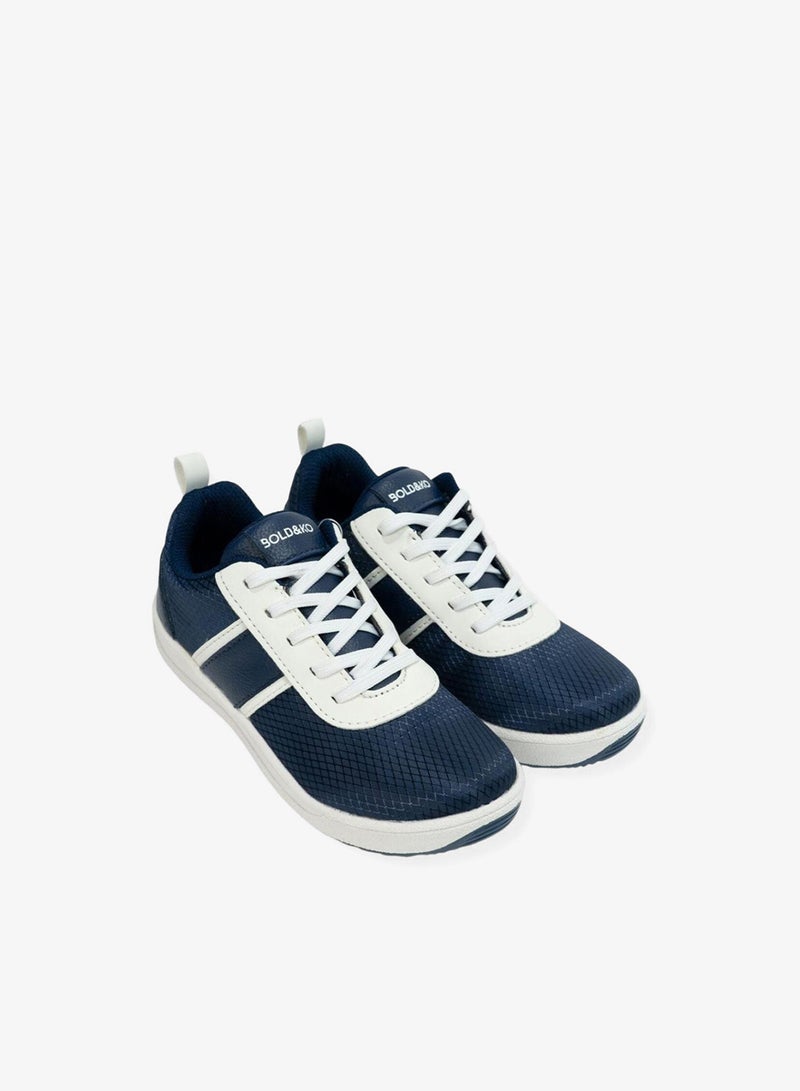 BOLD&KO Kids Low Top Lace Up Sneakers - Image 2
