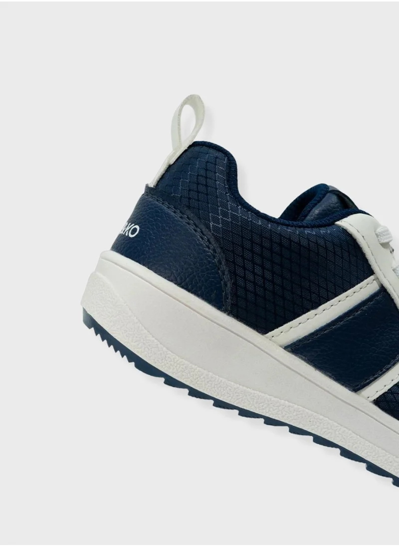 بولد اند كو Kids Low Top Lace Up Sneakers