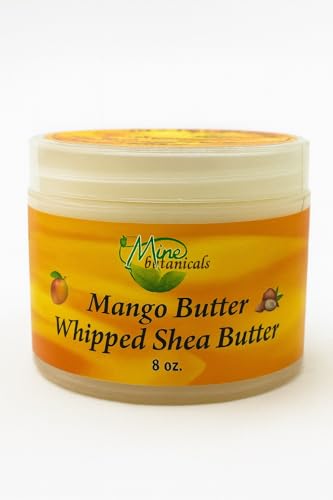 Mine Botanicals Whipped Body Butter with Mango Butter 8 oz, Moisturizing, Nourishing - Image 1
