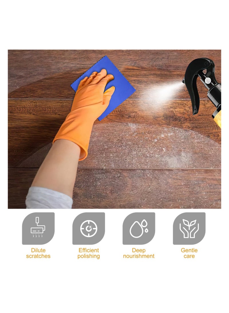 Natural Beeswax Furniture Polish Spray, Wood Cleaner and Polish, Original Beeswax Spray for Wooden Furniture, Floors, Cabinets, and More, Provides Long-Lasting Shine and Protection (2PCS)  - Image 4
