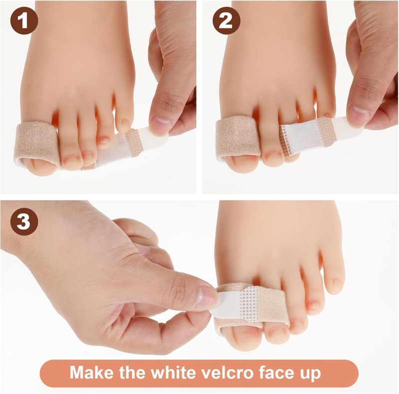 Hallux Valgus Corrector 1PC Skin Color: Soft Elastic Easy To Wear - Pain Relief Toe Straightener for Bunion Hammer Overlapping Toe Comfort - Image 3