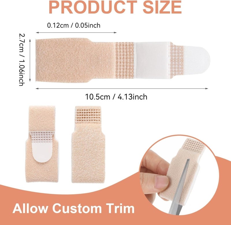 Hallux Valgus Corrector 1PC Skin Color: Soft Elastic Easy To Wear - Pain Relief Toe Straightener for Bunion Hammer Overlapping Toe Comfort - Image 5