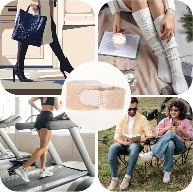 Hallux Valgus Corrector 1PC Skin Color: Soft Elastic Easy To Wear - Pain Relief Toe Straightener for Bunion Hammer Overlapping Toe Comfort - Image 4