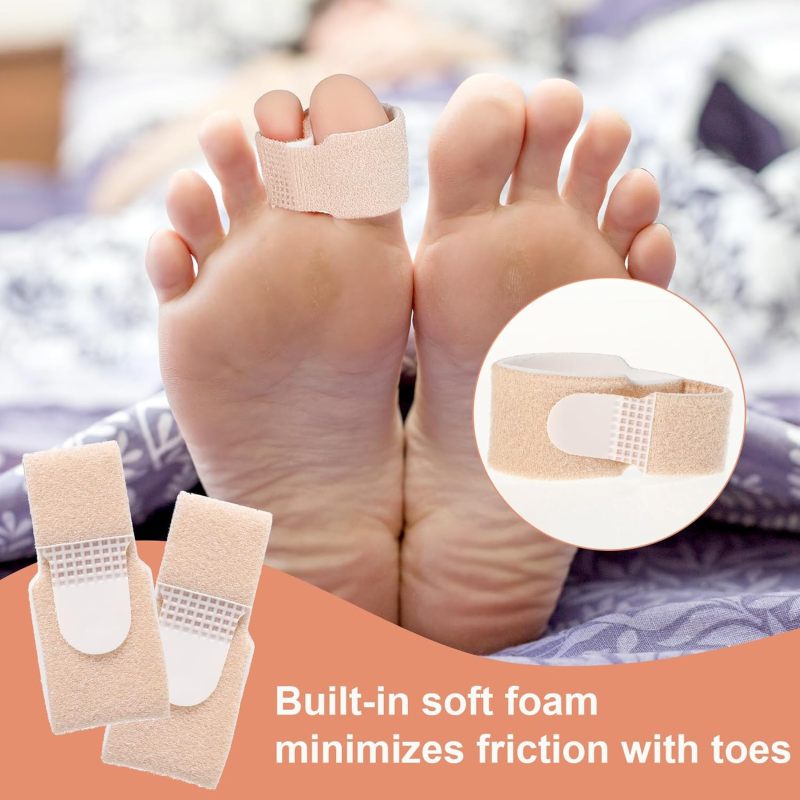 Hallux Valgus Corrector 1PC Skin Color: Soft Elastic Easy To Wear - Pain Relief Toe Straightener for Bunion Hammer Overlapping Toe Comfort - Image 2