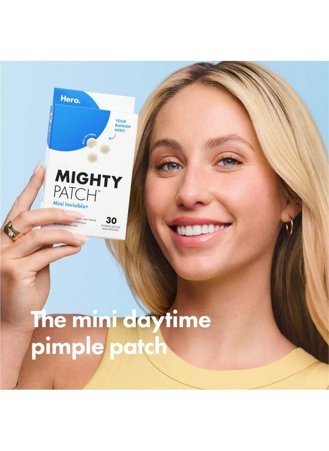 Hero Cosmetics - Mighty Patch™ Mini Invisible+ Patches Extra Small Daytime Hydrocolloid Acne Pimple Patches For Covering Zits And Blemishes Blends Into Skin And Barely There (30Ct 10Mm Patches) - Image 1