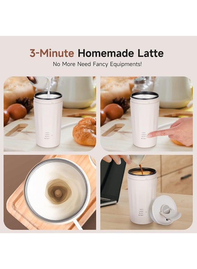 Eastsign  Electric Milk Frother, 4 In 1 Travel Milk Steamer And Frother, 10Oz/301Ml Automatic Warm And Cold Foam Maker For Coffee, Latte, Cappuccino, Macchiato, Hot Chocolate, Matcha  - Image 5