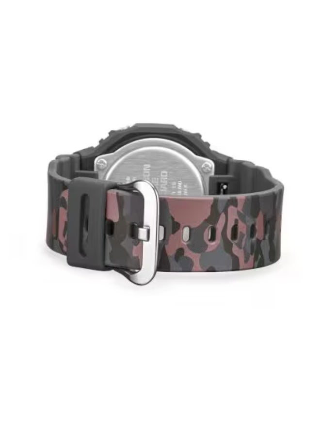 G-SHOCK Casio G-Shock GA-2100CM-8ADR Men's Watch – Grey Camouflage Pattern , Bio-Based Resin Band , Carbon Core Guard , Octagonal CasiOak , 200M Water Resistant , Shock Resistant - Image 4