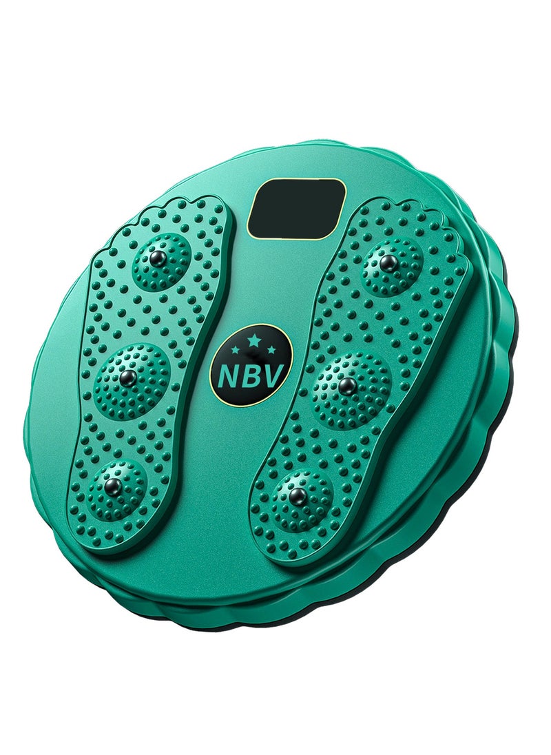 Generic Intelligent Counting Twist Board Fitness Waist Trainer Green [no count]] 