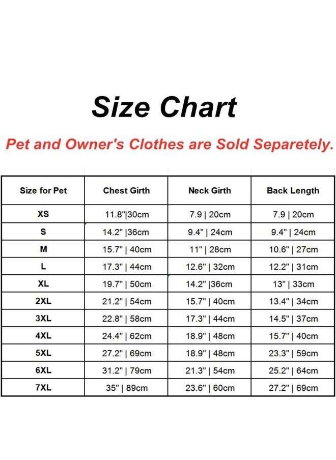 Wiz BBQT - Matching Dog and Owner Clothes,Striped Dog Shirts for Small Medium Large Dogs Cats,Mama and Pet Shirts are Sold Separately(for Pets,Pet-White,Pet XL-Bust 19.7") - Image 1