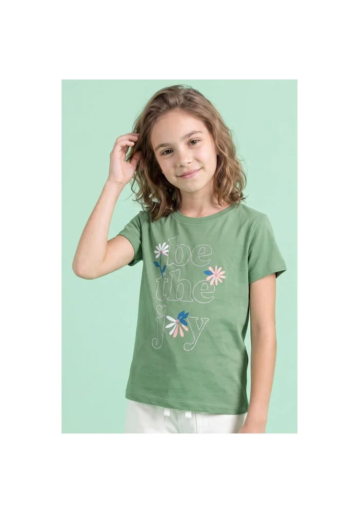 R&b Printed T-Shirt with Crew Neck and Short Sleeves