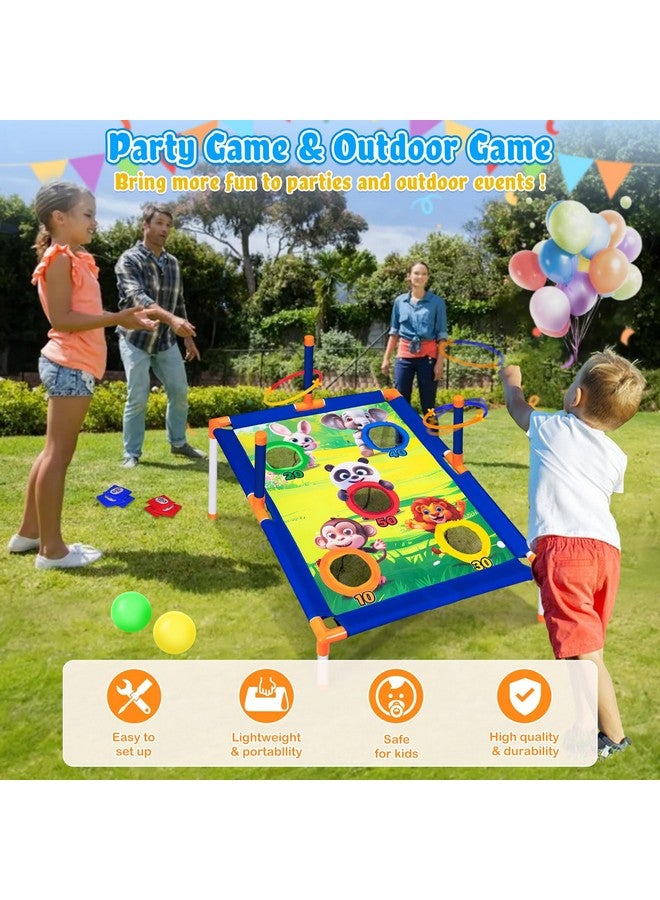 Subao Bean Bag Toss Game,3 in 1 Cornhole Set,Kids Outdoor Games,Sports & Outdoors Play Toys for Toddler Boys Girls 3 4 5 6 7 8 9,Ring Toss Game for Yard Lawn Party Family,Toys Gifts for Kids Age 3+ - Image 3